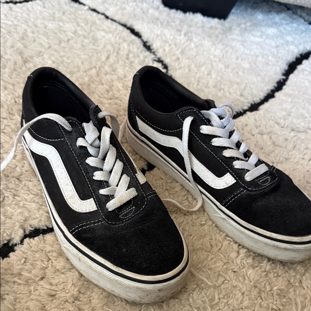 Vans Black and White Women's Sneakers